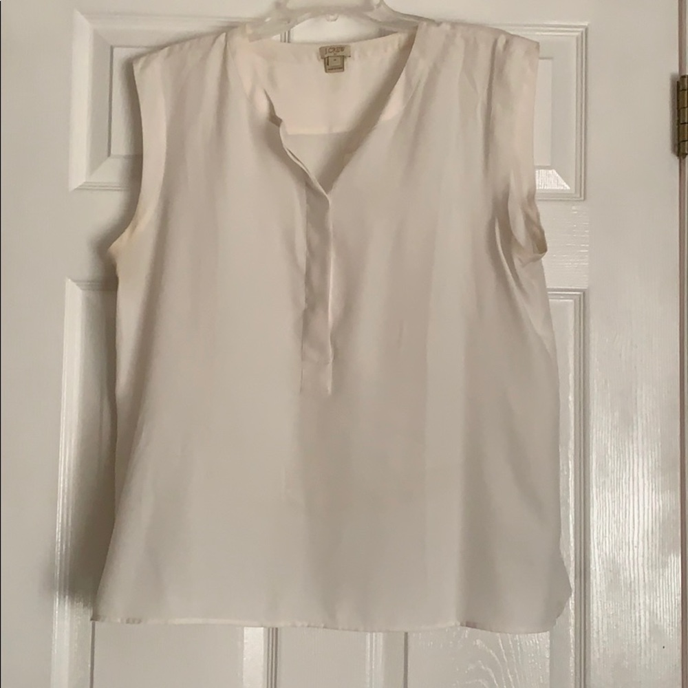 J Crew dressy button up blouse/shell